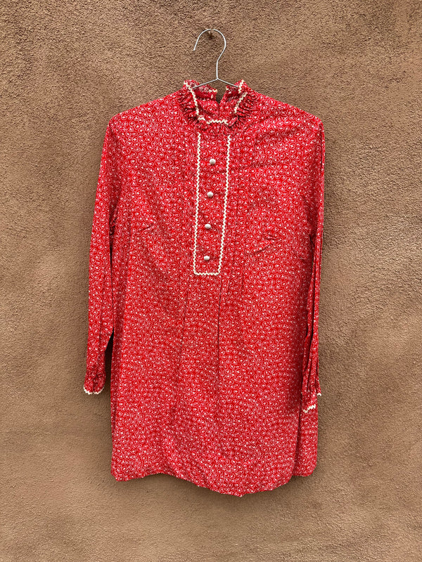 1960's Long Sleeve Baby Doll Dress/Tunic