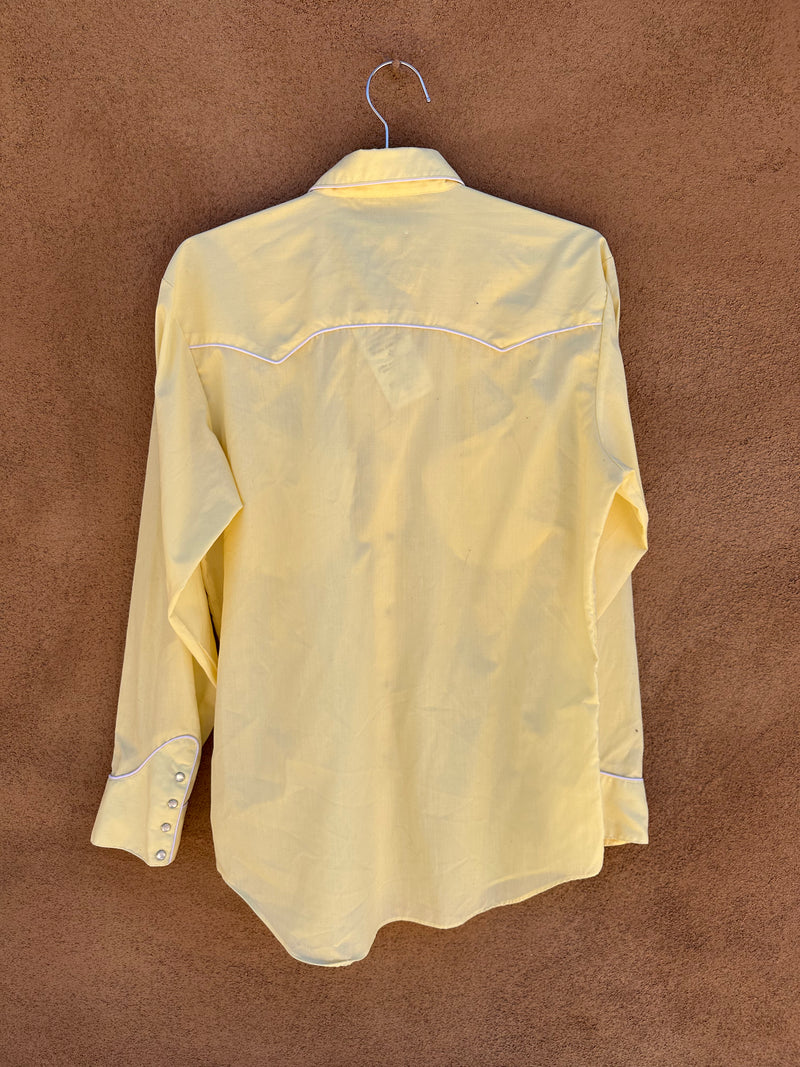 Yellow Western Shirt by Apple Bee Western