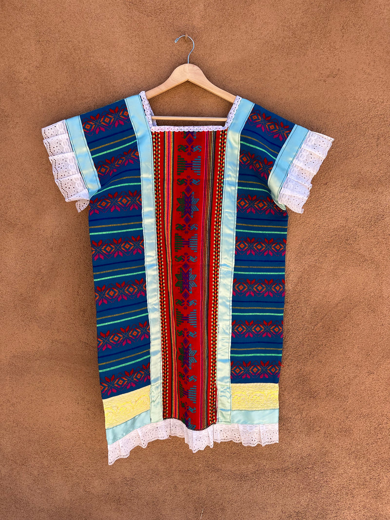 Mexican Textile Dress - 3 Panel Dress