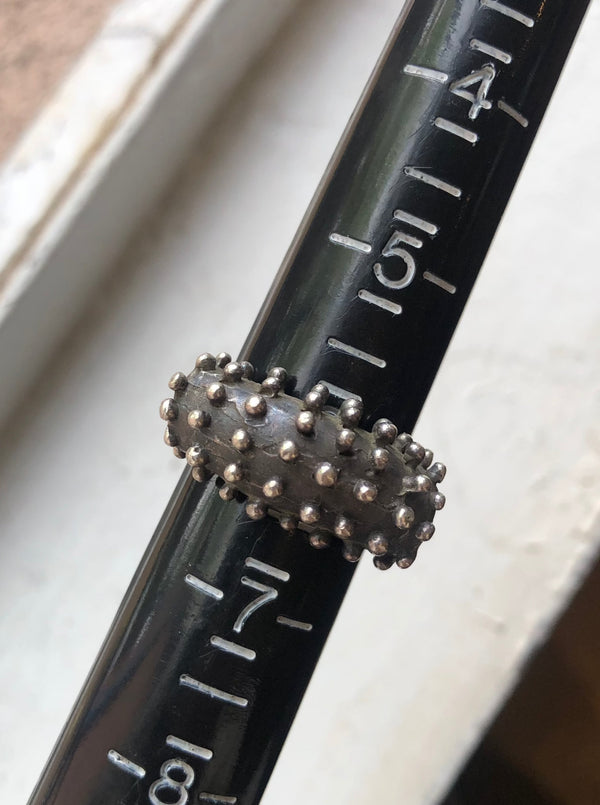 Spiky Sterling Silver Ring