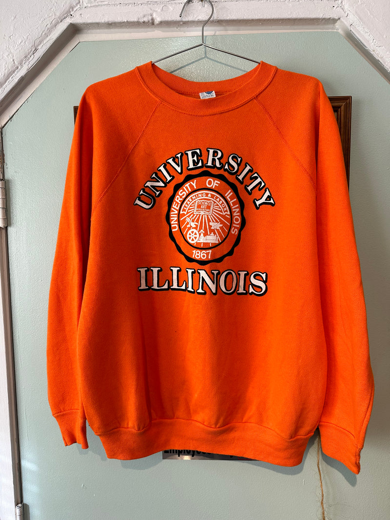 University of Illinois Sweatshirt - Orange XL