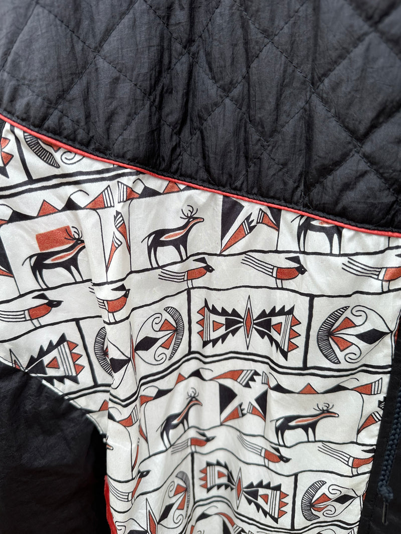 1980's Southwestern Print Windbreaker Jacket
