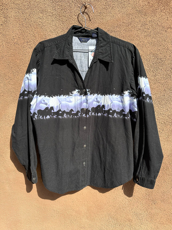 Roper Horse Print Shirt