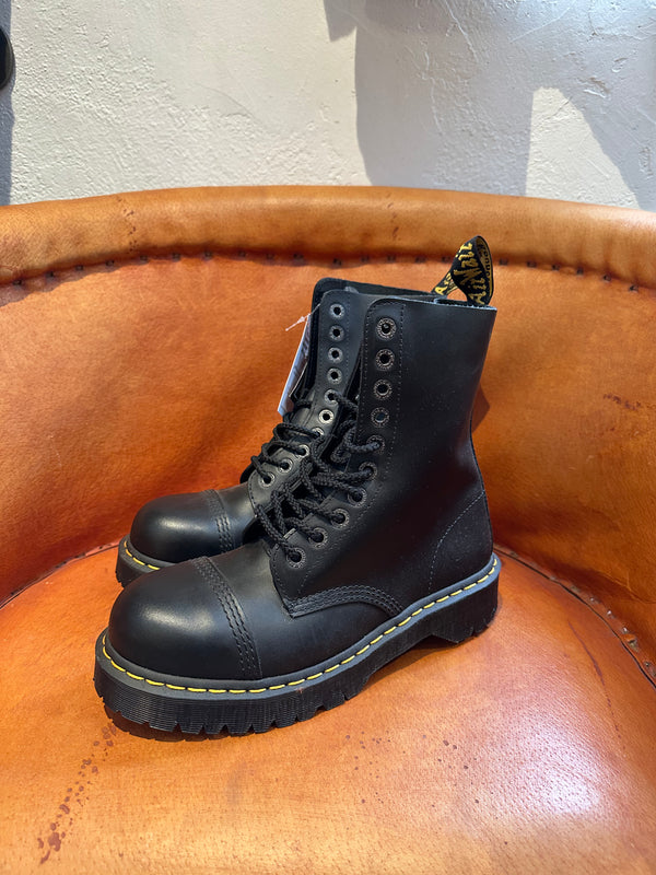 Black Steel Toe Dr. Martens 8761 AirWair Boots 7/9