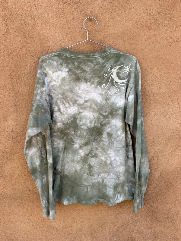 Tie Dye Shirt with Esoteric Symbol