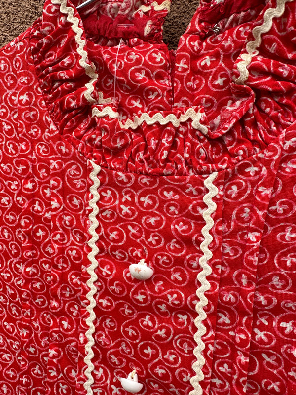 1960's Long Sleeve Baby Doll Dress/Tunic