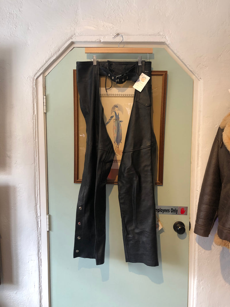 S & S Cycle Biker Chaps - Medium