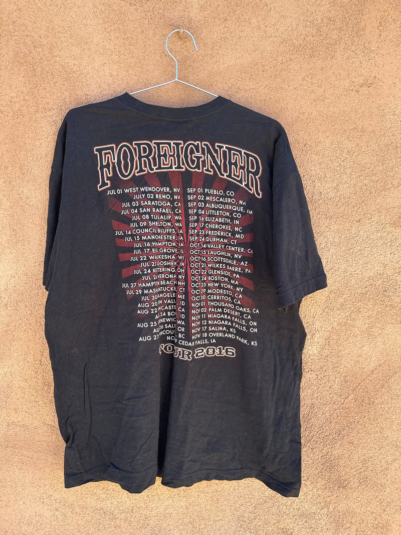 2016 Foreigner Tour Tee