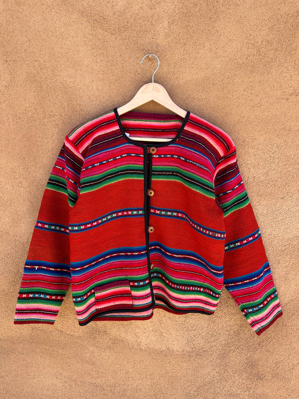 Mexican Blanket Style Jacket