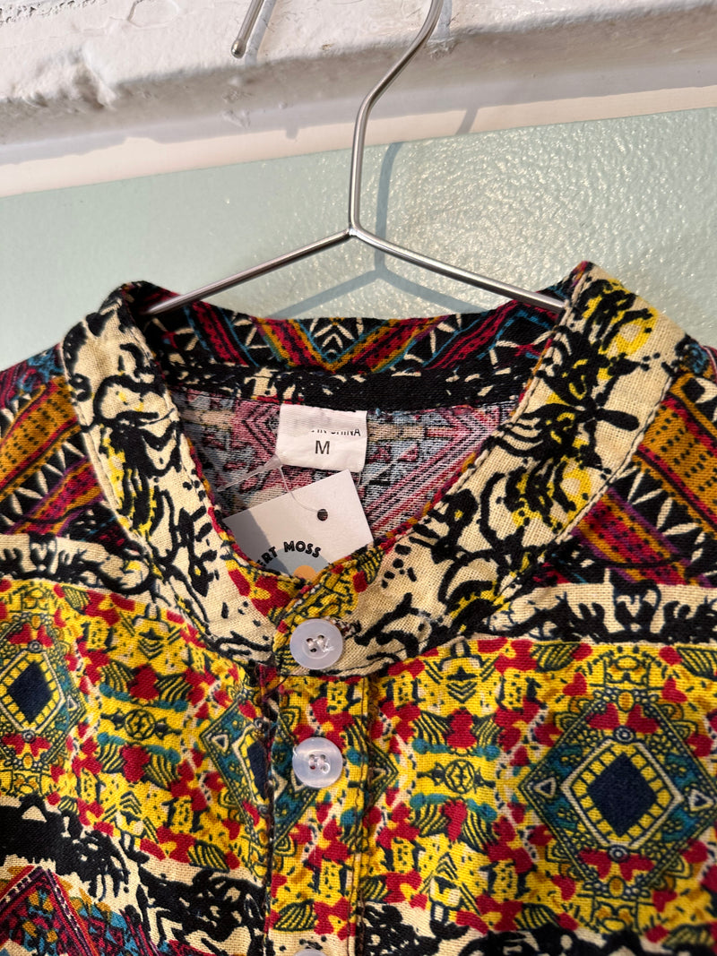 Colorful Cotton Tribal Top