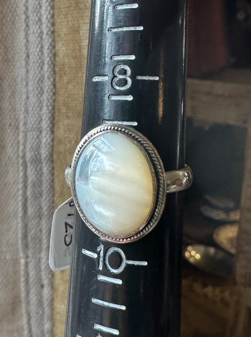 Moon Stone Sterling Silver Ring