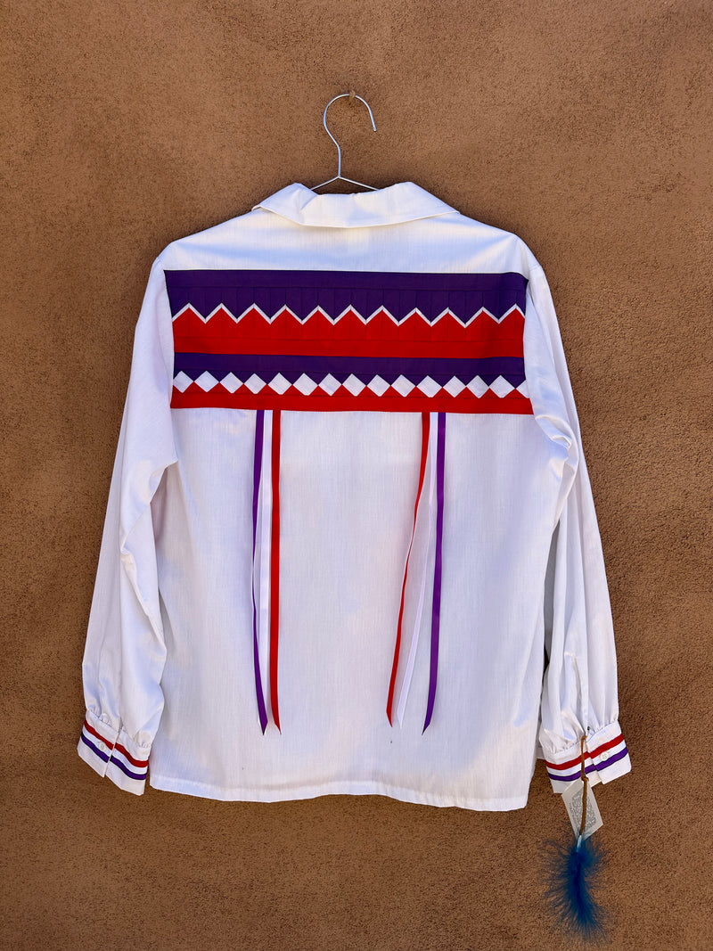 Native American Designs Quilted Ribbon Shirt