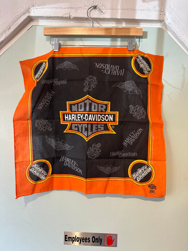 Harley Davidson Classic Orange Handkerchief