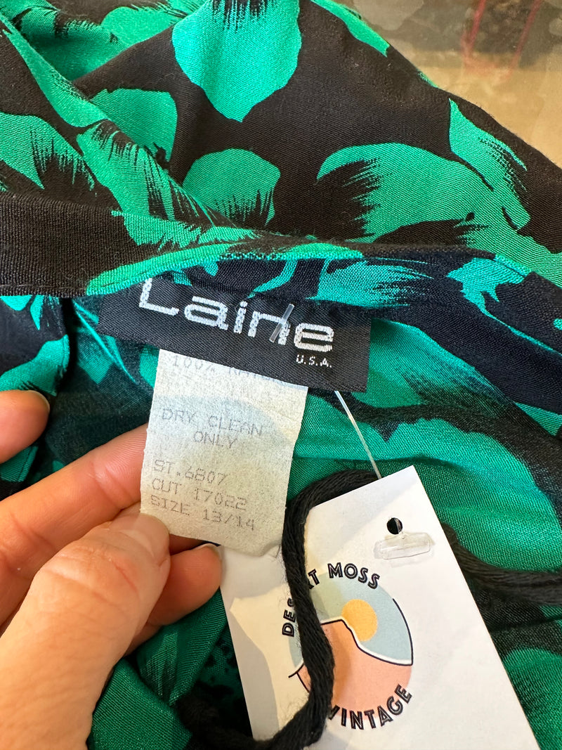 Laine Rayon Floral Skirt - 13/14