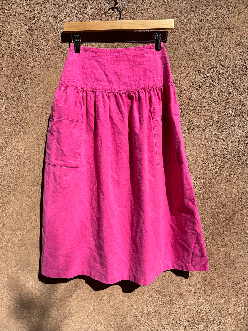 1980's Pink Midi Skirt