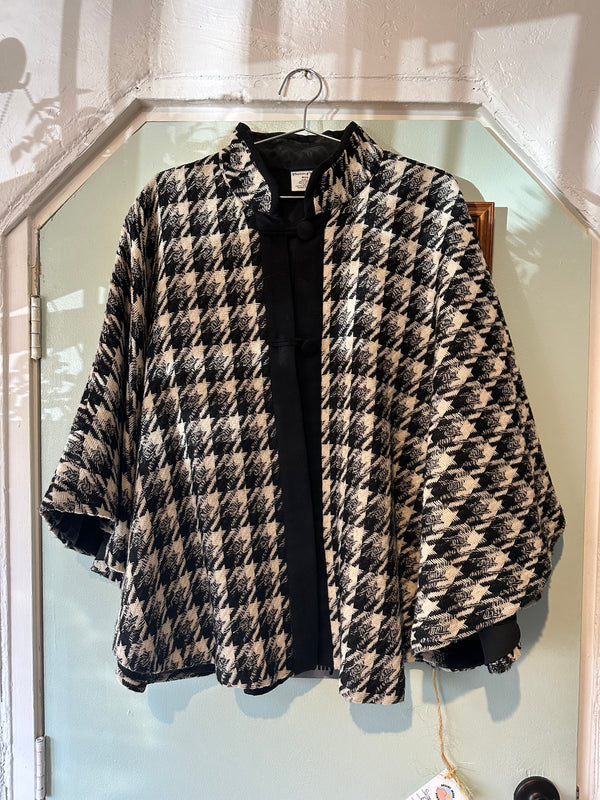 Houndstooth Cape by Preston and York