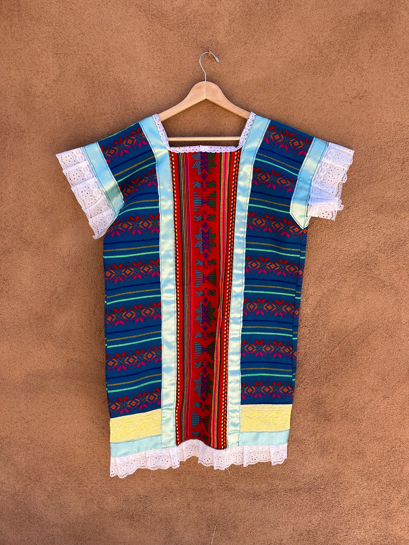 Mexican Textile Dress - 3 Panel Dress