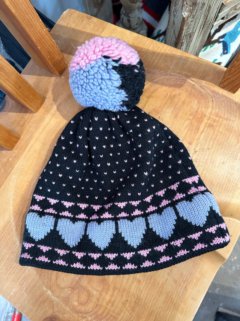 80’s Serac Ski Cap with Pom Pom