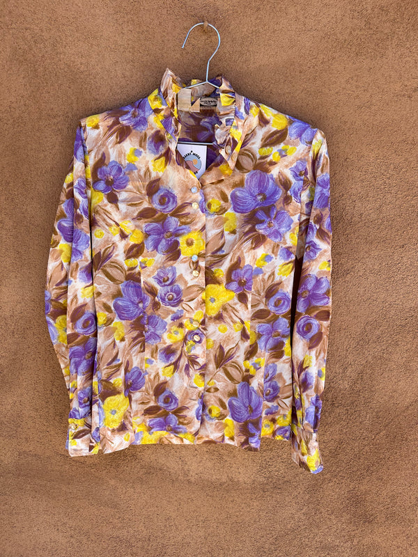 Floral Lasso Blouse, flaws