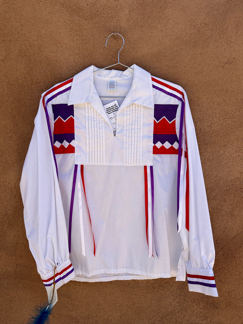 Native American Designs Quilted Ribbon Shirt