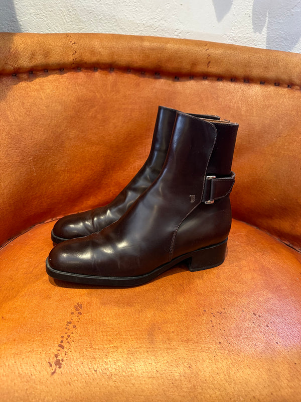 Tods Ankle Boots w/Ankle Strap 6.5