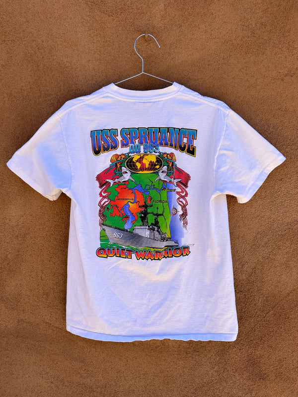 USS Spruance Quiet Warrior Tee