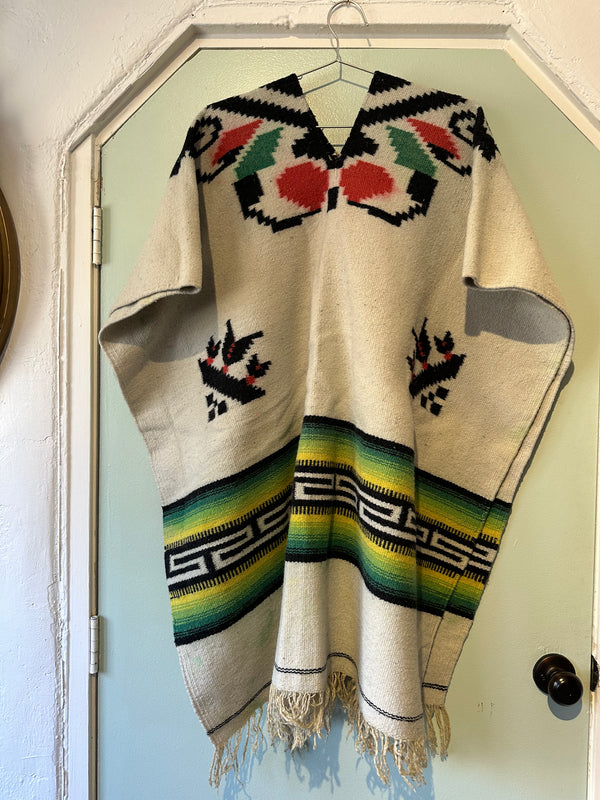Authentic Mexican Poncho - as is