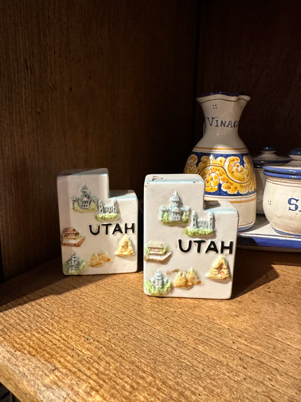 Utah Salt and Pepper Shakers - Made in Japan