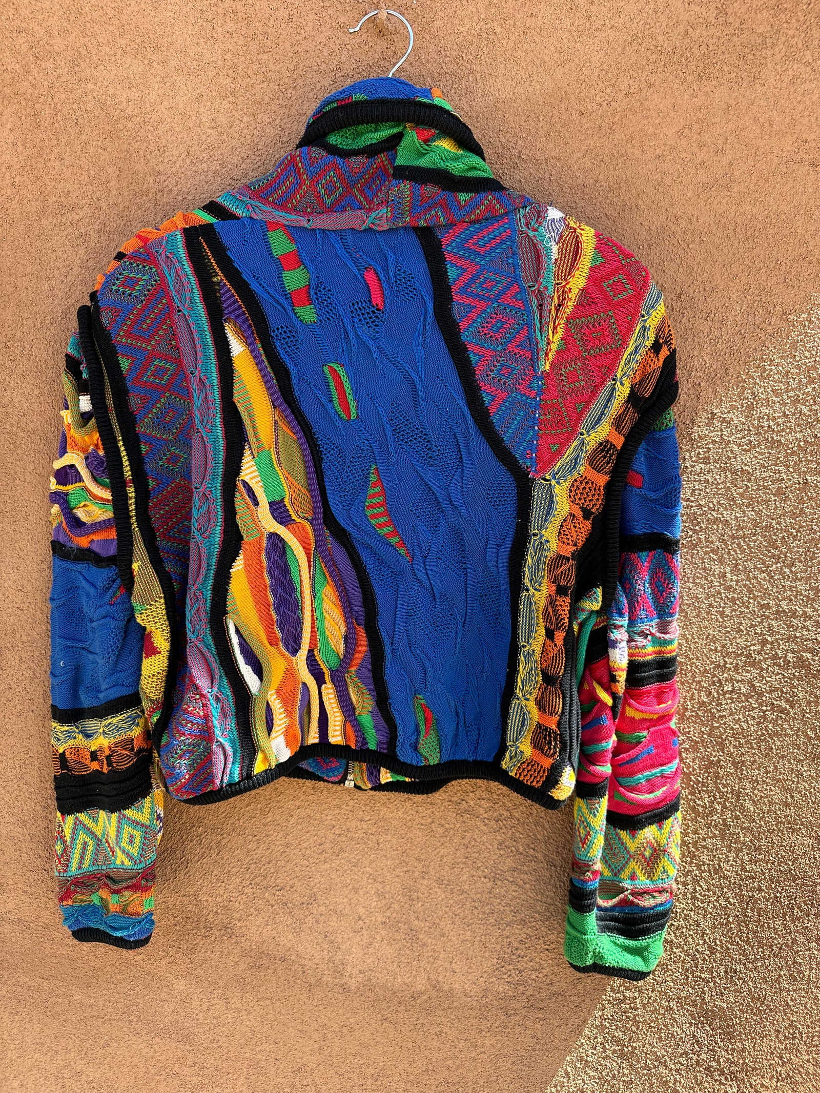 Vintage Rare Cropped Coogi Cardigan