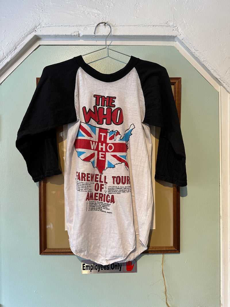 1970’s The Who Farewell Tour of America Tee